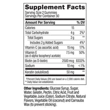 OLLY Undeniable Beauty Gummies, Biotin, Keratin, Supplement for Hair, Skin, Nails, 60 Ct