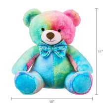 Bear Plush Toy with Bow Tie, Multicolor, 11", by Way To Celebrate - Brands For Less USA
