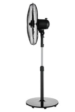 Mainstays 48-Inch Tall Pedestal Fan, 3-Speed Oscillating, Adjustable 18" Fan Head, Black, FS45-19MB