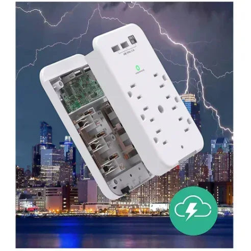 Smartpoint 6-Outlet Power Strip with USB Ports– Brands For Less USA