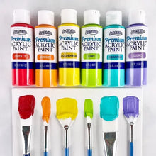 Artskills Premium Acrylic Paint Bottles Art Set, 18 Colors