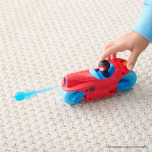 Marvel's Spidey and His Amazing Friends 8.5 inch Team Split Three-in-One Racer Play Vehicle with Web Dart Toddler Toy