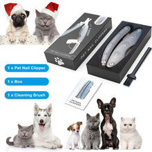 Pet Deluxe Dog Nail Trimmers for Sensitive Dog, Safe Dog Nail Clipper for Large Medium Small Dogs, Heavy Duty Dog Toenail Clippers, Professional Dog Nail Cutters for All Dogs with Thick Nail