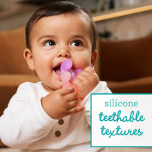 Infantino Teethimal Pop Pals Baby Teether Toy with Textured Surfaces, Pop Feature, and Linkable Loop for Babies 6-12 Months, 2-Pack - Brands For Less USA