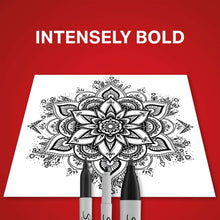 Sharpie Permanent Markers, Multi-Tip Pack, Fine/Ultra Fine/Chisel Tip, Black, 6 Count