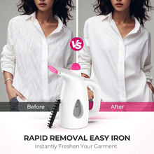 Riousery Handheld Garment Steamer 800W, Ergonomic Handle, Portable Steamer for Clothes, Bedding, and Travel, 7oz Water Tank