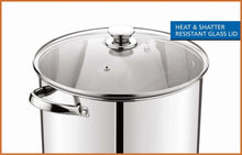 Mainstays Stainless Steel 20-Quart Stock Pot with Glass Lid - Brands For Less USA