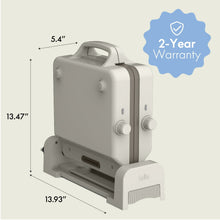 bella 10"x 20" Ceramic Fold-n-Store Dual Temp Griddle, EverGood™ Ceramic Nonstick Coating, Oatmilk