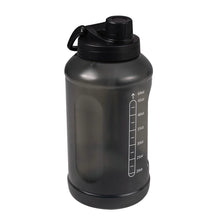 Mainstays 64 Fluid Ounces Water Bottle, Translucent Black, with Straw/ Chug 2 in 1 Lid, Light Weight, Reusable, Plastic - Brands For Less USA