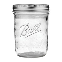 Ball, Glass Mason Jars with Lids & Bands, Wide Mouth, Clear, 16 oz, 12 Count - Brands For Less USA