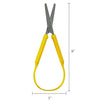 Pen+Gear 8" Yellow Adaptive Scissors with Easy Grip & Safety-First Design