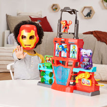 Marvel Iron Man and His Awesome Friends Iron Quarters Boys & Girls Electronic Playset, Holiday Gifts for Kids