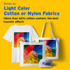 Printers Jack Iron on Heat Transfer Paper for White and Light Fabric, 1 Layer, 20 Sheets 8.3x11.7 inch