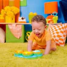 Bright Starts Safari Beats Musical Drum Toy with Lights, Ages 3 Months +, Infant and Toddler, Unisex