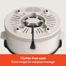 bella 6 Qt Manual Slow Cooker with 3 Temperature Settings, Ceramic Nonstick Coating, Dishwasher Safe Stoneware Pot & Tempered Glass Lid, Oatmilk