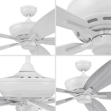 Mainstays 60in White Traditional Indoor Outdoor Ceiling Fan