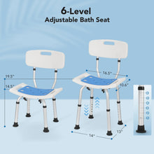 Naipo Adjustable Height Shower Chair with Backrest and EVA Padded, Bathtub Bench Seat Transfer for Disabled, Seniors & Elderly, Tool-Free Assembly - Brands For Less USA