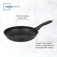 Mainstays 9.5" Non-Stick Aluminum Alloy Skillet Black Dishwasher Safe - Brands For Less USA