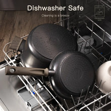 Astercook 18-Piece Pots and Pans Set, Black Titanium Induction Nonstick Cookware Set, Oven Safe to 480°F, Induction Compatible & Dishwasher Safe, Kitchen Cooking Set for RV Trips, Camping and Picnic