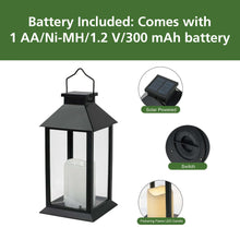 Mainstays Solar Lantern Black