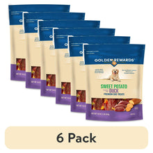 Golden Rewards Sweet Potato Wrapped with Duck Premium Dog Treats, 32 oz Bag