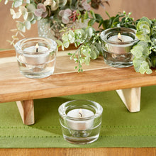 (6 pack) Mainstays Clear Glass Candleholder for Tealight and Taper Candles, 2 Inches - Brands For Less USA