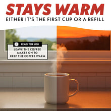 Gourmia One-Touch Coffee Maker 12 Cup with Pause & Serve, Auto Keep Warm, Black