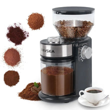 VAVSEA Burr Coffee Grinder, Electric Coffee Bean Grinder with 18 Precise Grind Settings, 3-18 Cup, for Espresso/Drip/Pour over/Cold Brew/French Press