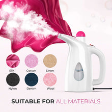 Riousery Handheld Garment Steamer 800W, Ergonomic Handle, Portable Steamer for Clothes, Bedding, and Travel, 7oz Water Tank