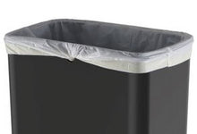 Mainstays Kitchen Automatic Trash Can, 13.2 Gallon Plastic Motion Sensor Garbage Bin, Black