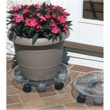 Style Selections 16-in L x 16-in D x 3.34-in H Clear Plant Caddy