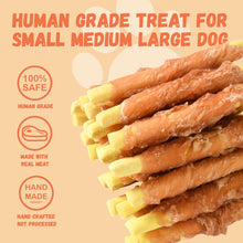 Pawmate Chicken Jerky Wrapped Pumpkin Biscuits Dog Treats, Promote Digestion Soft Chews for All Dogs, 11 oz