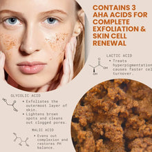 BRIGHT STAR SCRUB Resurfacing Face & Lip Polish with AHA Acids, Exfoliating & Brightening Scrub - Brands For Less USA