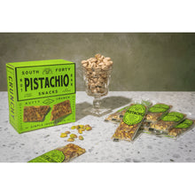 South 40 Snacks Crunchy Pistachio Nut Bars, 12 pack - Brands For Less USA