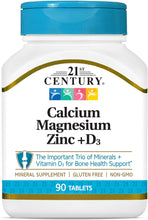 21st Century, Calcium Magnesium Zinc + D3