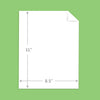 Astrodesigns White Cardstock, 8.5" x 11", 65 lb./176 Gsm, 97 Brightness, 175 Sheets