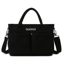 Multi-Compartment Tote Handbag for Women, Stylish, Crossbody Strap, Bottom Support, Perfect for Work, Travel, Shopping