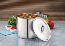 Mainstays 12-Qt Stainless Steel Stock Pot with Metal Lid - Brands For Less USA