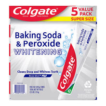 Colgate Baking Soda and Peroxide Whitening Toothpaste, 5 pk./8 oz. - Brisk Mint