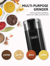 Gevi 12-Cup Electric Coffee Grinder with Stainless Steel Blades