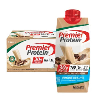 Premier Protein 30G High Protein Shake, CafŽ Latte (11 Fl. Oz., 15 Pk.) - Brands For Less USA