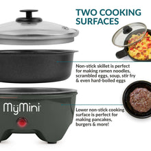 MyMini 5-inch Noodle Cooker, Ramen Cooker, & Electric Hot Pot, Blackberry