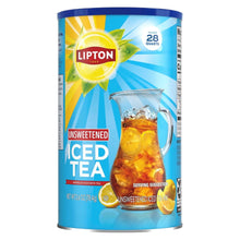 Lipton Unsweetened Iced Tea Mix, 28 Quart Canister, Measuring Spoon Included