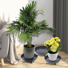 CNCEST 14.17-in L x 14.17-in D x 3.94-in H Black 3 Pieces Included Plant Caddy
