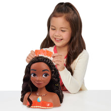 Disney Princess Moana Styling Head, 14-pieces, Pretend Play, Kids Toys for Ages 3 up