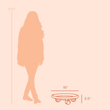 Maceta de terracota Bloem de 40,6 cm de largo x 40,6 cm de profundidad x 8,9 cm de alto