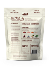 360 Pet Nutrition Multi Protein Flavor Freeze Dried Dog Food