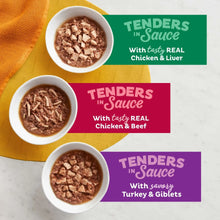 Meow Mix Tender Favorites Poultry & Beef Variety Pack, Wet Cat Food, 2.75 oz Cup
