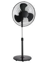 Mainstays 48-Inch Tall Pedestal Fan, 3-Speed Oscillating, Adjustable 18" Fan Head, Black, FS45-19MB