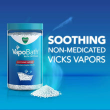 Vicks VapoBath Crystals Non-Medicated Bath Salts with Vicks Vapors, Aromatherapy, 15 oz - Brands For Less USA